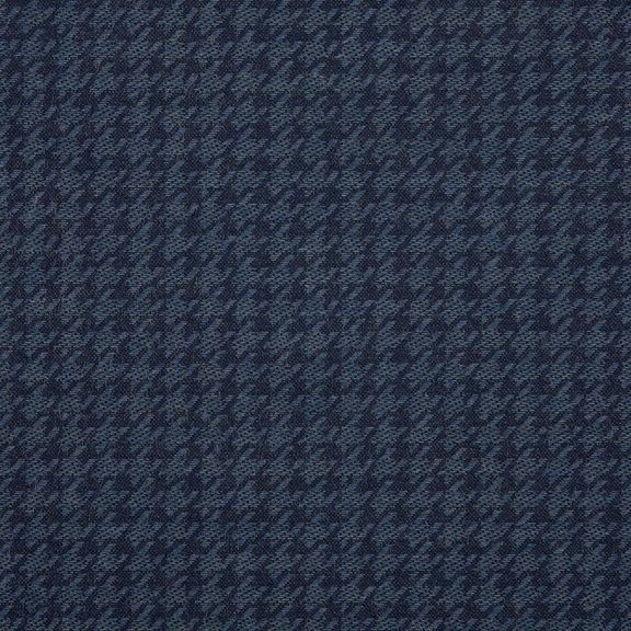 Sample of Sunbrella Houndstooth Indigo 44240-0008 Exclusive Collection Upholstery Fabric