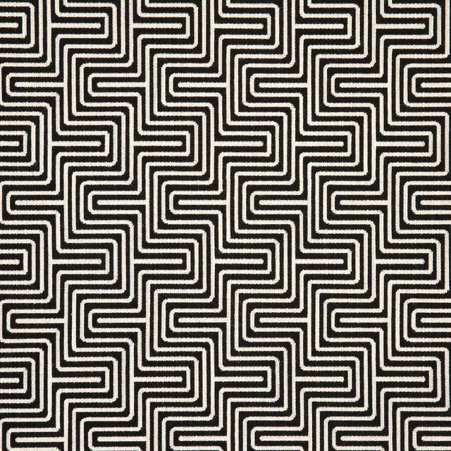 Sunbrella Key Figure Onyx 145868-0007 Upholstery Fabric