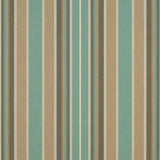 Sample of Sunbrella Kiawah Spa 4868-0000 46-Inch Stripes Awning / Shade Fabric