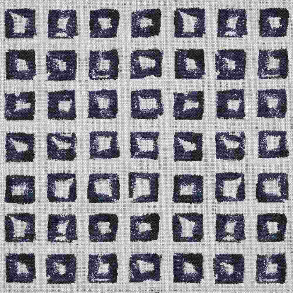 Sample of Sunbrella Kindle Indigo 145666-0004 Fusion Collection - Reversible Upholstery Fabric (Light Side)
