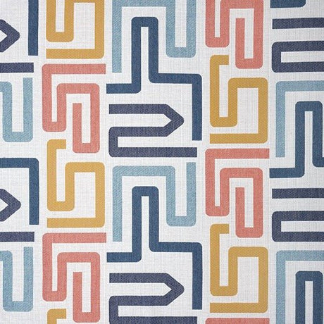 Sample of Sunbrella Labyrinth Fiesta 145994-0002 Fusion Collection Upholstery Fabric