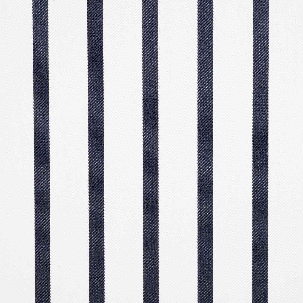 Sample of Sunbrella Lido Indigo 57004-0000 Elements Collection Upholstery Fabric