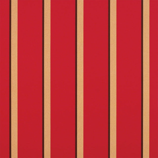 Sample of Sunbrella Manteo Cardinal 4991-0000 46-Inch Stripes Mayfield Collection Awning / Shade Fabric