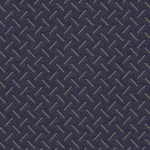 Sample of Sunbrella Maze Sideral MAZ J296 140 Marine Decorative Collection Upholstery Fabric