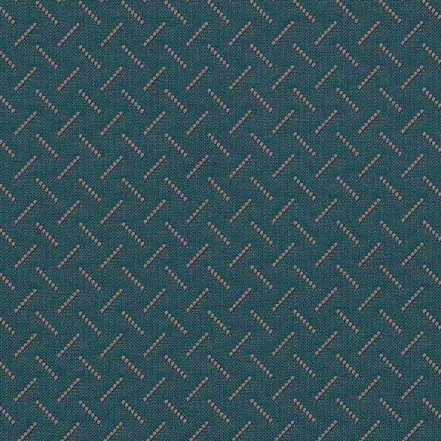 Sample of Sunbrella Maze Tide Pool MAZ J297 140 Marine Decorative Collection Upholstery Fabric