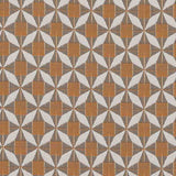 Sample of Sunbrella Mosaic Mandarine MOS J195 136 European Collection Upholstery Fabric