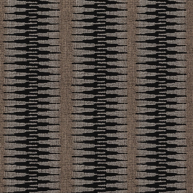 Sample of Sunbrella Ortiz Onyx 146474-0003 Upholstery Fabric