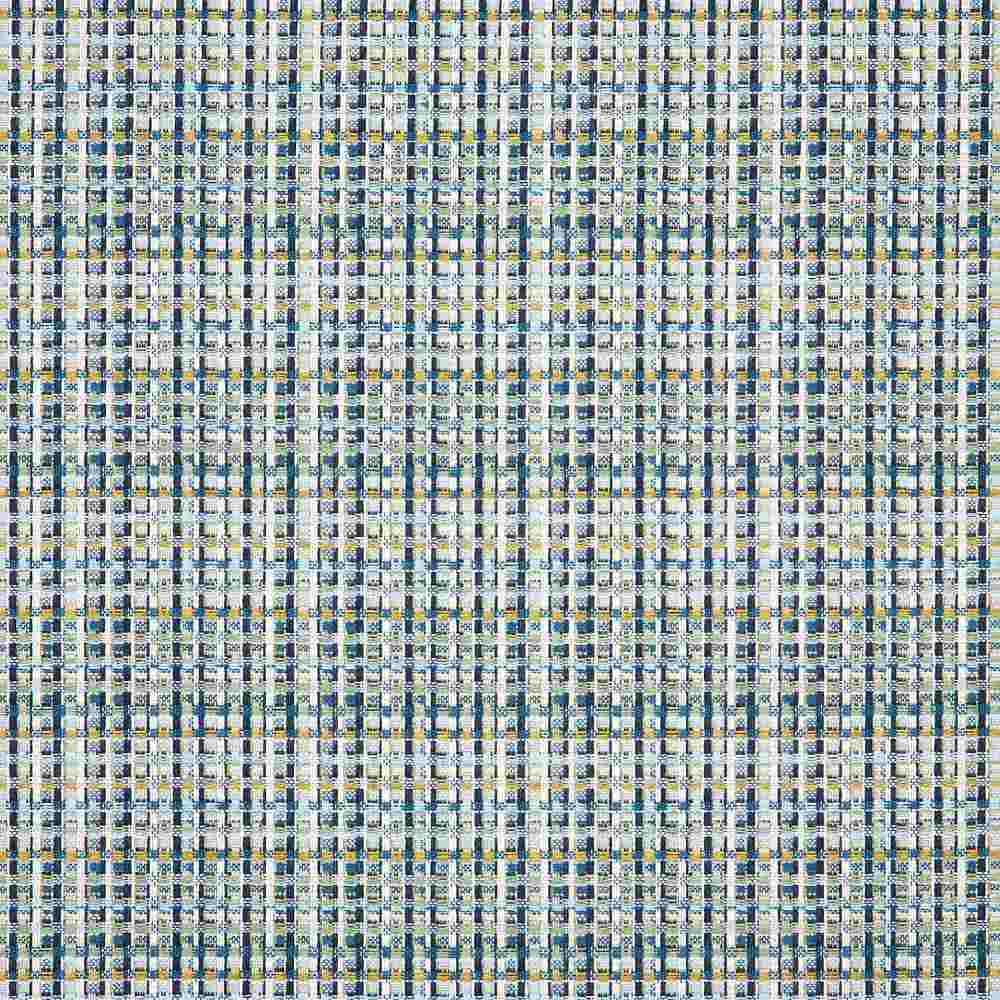 Sample of Sunbrella Principle Lagoon 16009-0002 Emerge Collection Upholstery Fabric