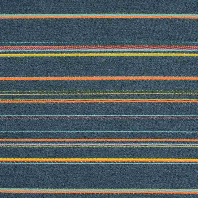 Sample of Sunbrella Prismatic Lagoon 62026-0003 Transcend Collection Upholstery Fabric