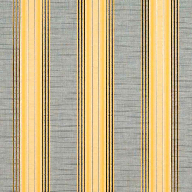 Sample of Sunbrella Rodanthe Metallic 4879-0000 46-Inch Stripes Awning / Shade Fabric