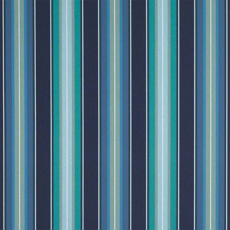 Sample of Sunbrella Saxon Cascade 4884-0000 46-Inch Stripes Awning / Shade Fabric