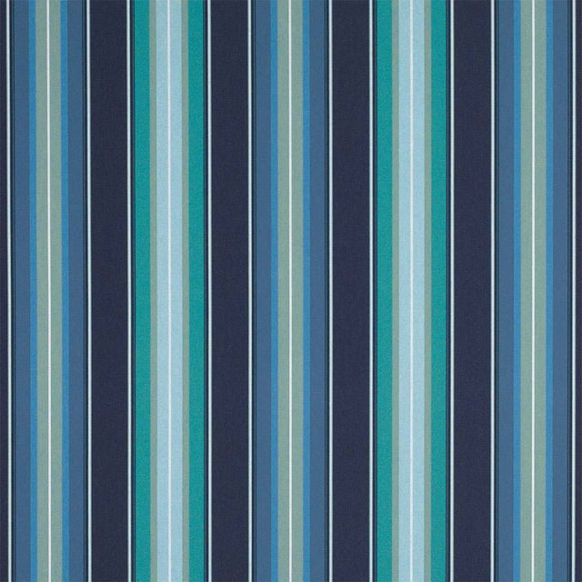 Sample of Sunbrella Saxon Cascade 4884-0000 46-Inch Stripes Awning / Shade Fabric