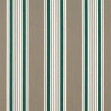 Sample of Sunbrella Taupe 5-Bar 4907-0000 46-Inch Stripes Awning / Shade Fabric