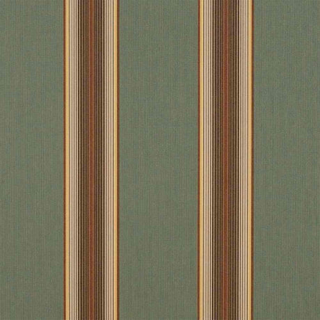 Sample of Sunbrella Vintage Bar Stripe Forest 4949-0000 46-Inch Stripes Awning / Shade Fabric