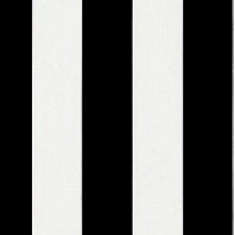 Sample of Sunbrella Yacht Stripe Black YAC 3740 European Collection Upholstery Fabric