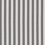 Sample of Sunbrella Yacht Stripe Charcoal YAC 3723 European Collection Upholstery Fabric