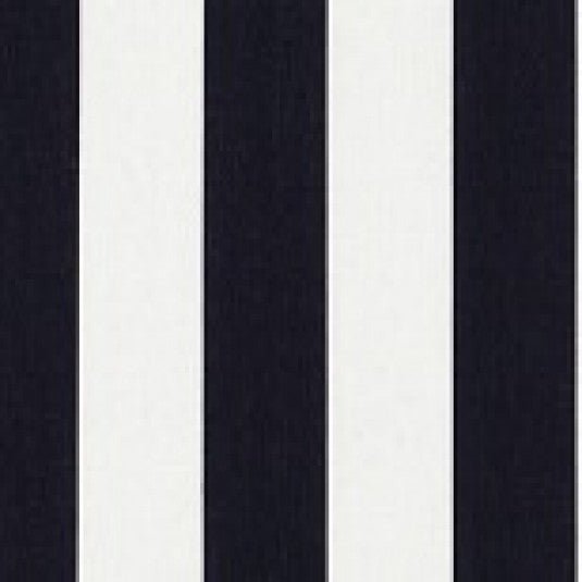 Sample of Sunbrella Yacht Stripe Navy YAC 3722 European Collection Upholstery Fabric