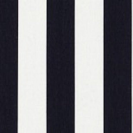 Sample of Sunbrella Yacht Stripe Navy YAC 3722 European Collection Upholstery Fabric