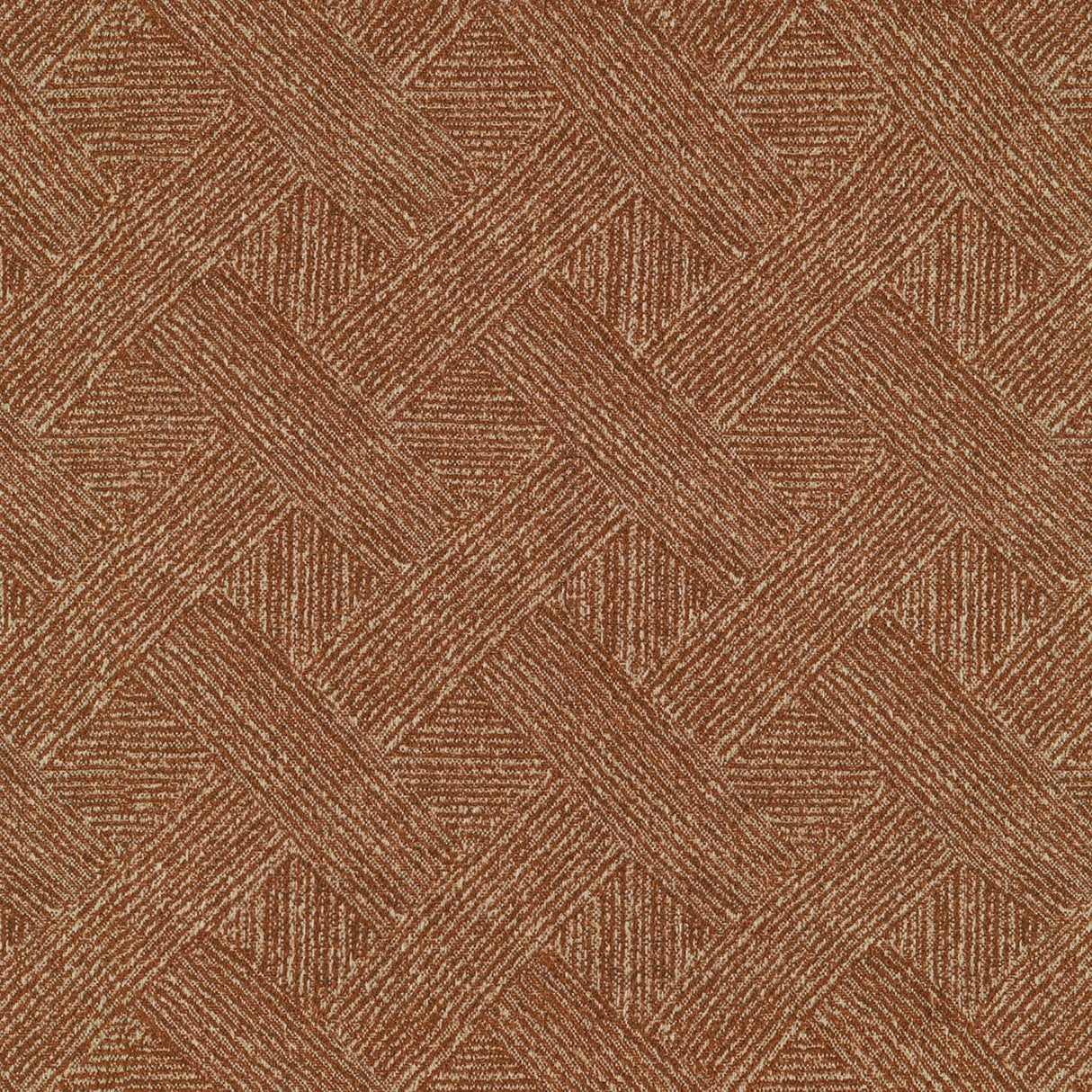 Sample of Tempotest Home Cortile Terracotta 52009-8 Pillars Collection Upholstery Fabric