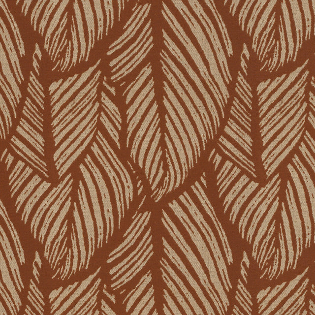 Sample of Tempotest Home Palma Terracotta 52005-8 Pillars Collection Upholstery Fabric