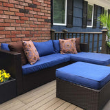 Sunbrella Echo Midnight 8076-0000 Elements Collection Upholstery Fabric