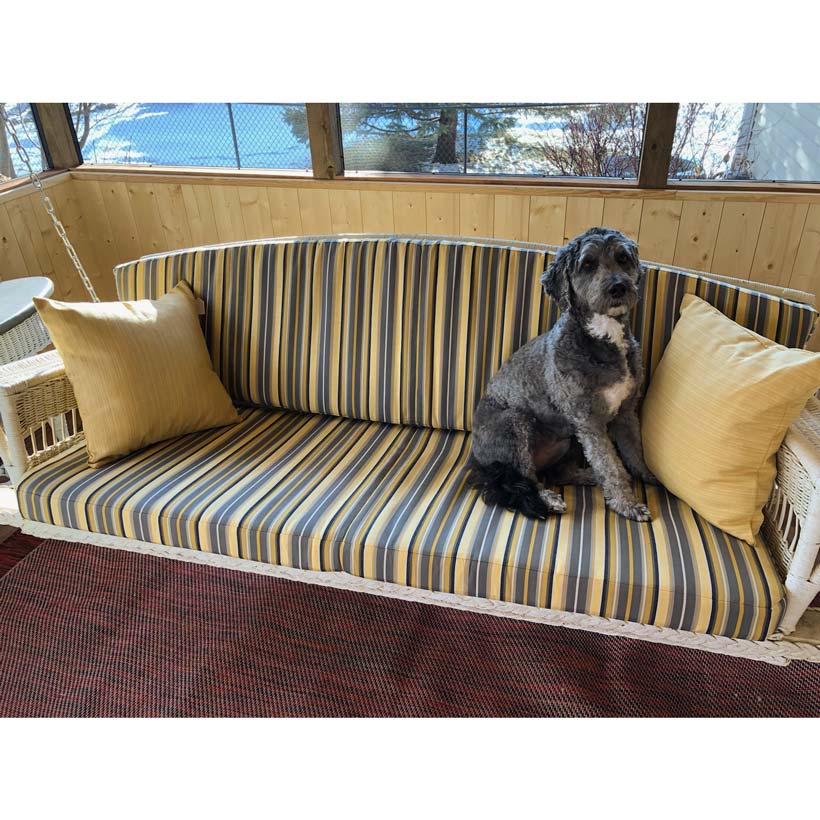 Sunbrella Foster Metallic 56051-0000 Elements Collection Upholstery Fabric