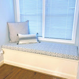 Sunbrella Fretwork Pewter 45991-0002 Elements Collection Upholstery Fabric