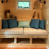 Sunbrella Fretwork Pewter 45991-0002 Elements Collection Upholstery Fabric