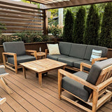 Sunbrella RAIN Canvas Coal 5489-0000 77 Waterproof Upholstery Fabric