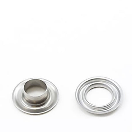 Self-Piercing Grommet with Plain Washer #2 Stainless Steel 3/8" 500 pack