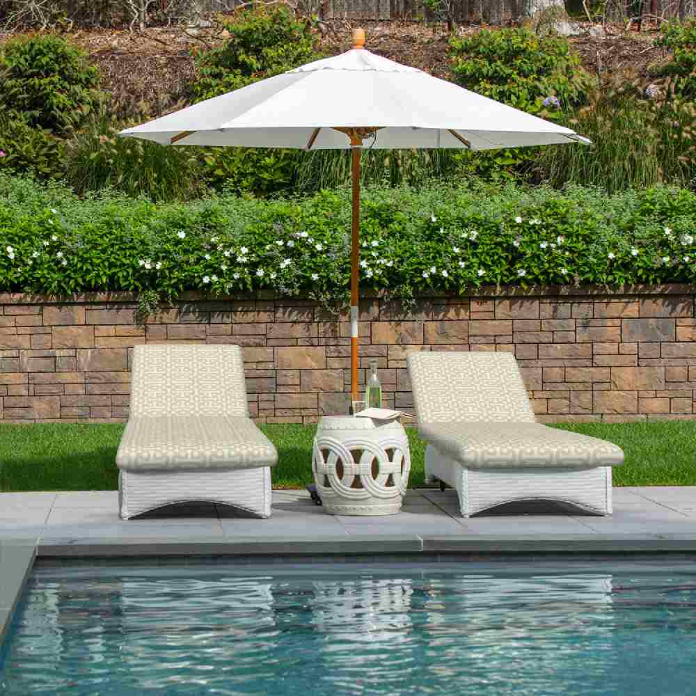 Sunbrella Fretwork Pewter 45991-0002 Elements Collection Upholstery Fabric