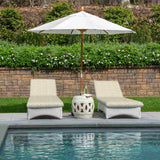 Sunbrella Fretwork Pewter 45991-0002 Elements Collection Upholstery Fabric