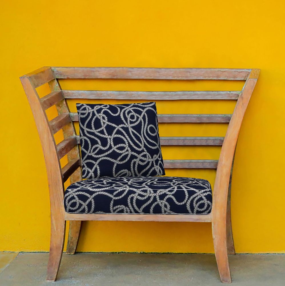 Sunbrella Maritime Nautical 145239-0000 Fusion Collection Upholstery Fabric