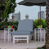 Sunbrella Pique Denim 40421-0028 Fusion Collection Upholstery Fabric