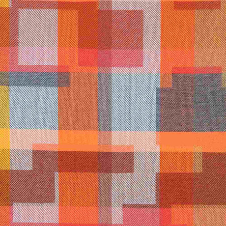 Sample of Sunbrella Vitric II Ruby 87004-0002 Transcend Collection Upholstery Fabric