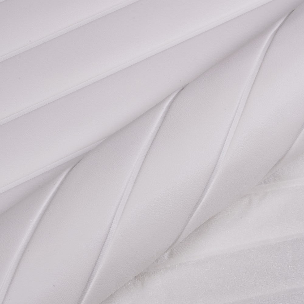 Sunbrella Horizon Capriccio White 10200-0001 Roll-n-Pleat Marine Vinyl Upholstery Fabric