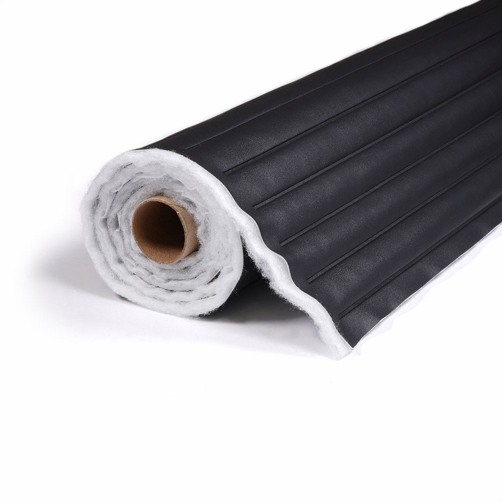 Sunbrella Horizon Capriccio Black 10200-0014 Roll-n-Pleat Marine Vinyl Upholstery Fabric