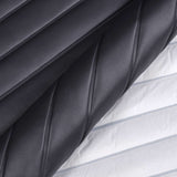 Sunbrella Horizon Capriccio Black 10200-0014 Roll-n-Pleat Marine Vinyl Upholstery Fabric