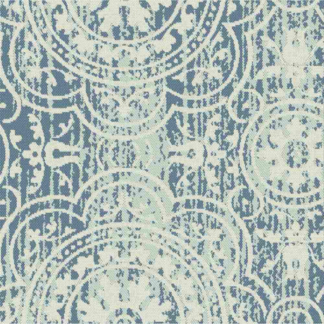 Sample of Outdura Constantine Aqua 12101 Ovation 4 Collection - Morning Sky Upholstery Fabric