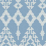 Sample of Outdura Folklore Lotus 11602 Ovation 4 Collection - Morning Sky Upholstery Fabric