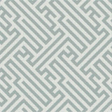 Sample of Outdura Labyrinth Aqua 12002 Ovation 4 Collection - Morning Sky Upholstery Fabric
