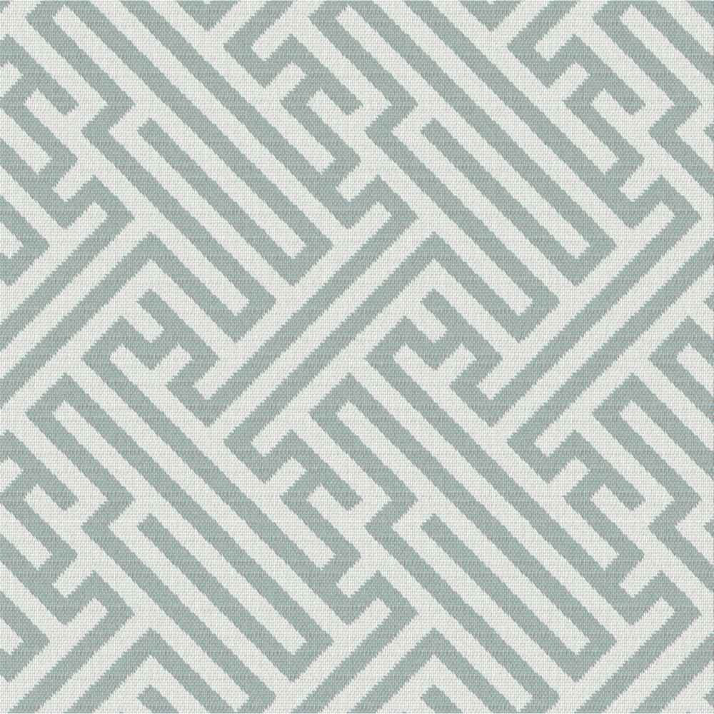 Outdura Labyrinth Aqua 12002 Ovation 4 Collection - Morning Sky Upholstery Fabric