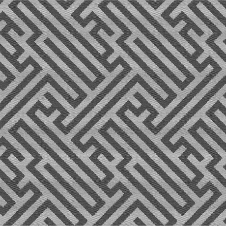 Sample of Outdura Labyrinth Coal 12000 Ovation 4 Collection - Night Out Upholstery Fabric
