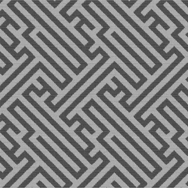 Sample of Outdura Labyrinth Coal 12000 Ovation 4 Collection - Night Out Upholstery Fabric