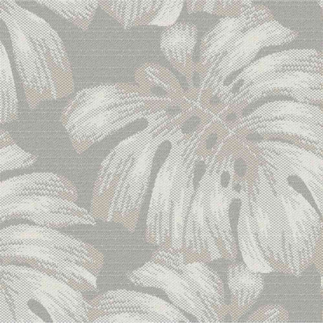 Sample of Outdura Palm Smoke 10702 Ovation 4 Collection - Night Out Upholstery Fabric