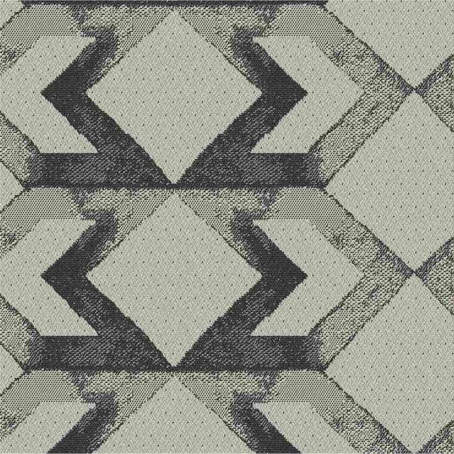 Sample of Outdura Saxon Graphite 11207 Ovation 4 Collection - Night Out Upholstery Fabric