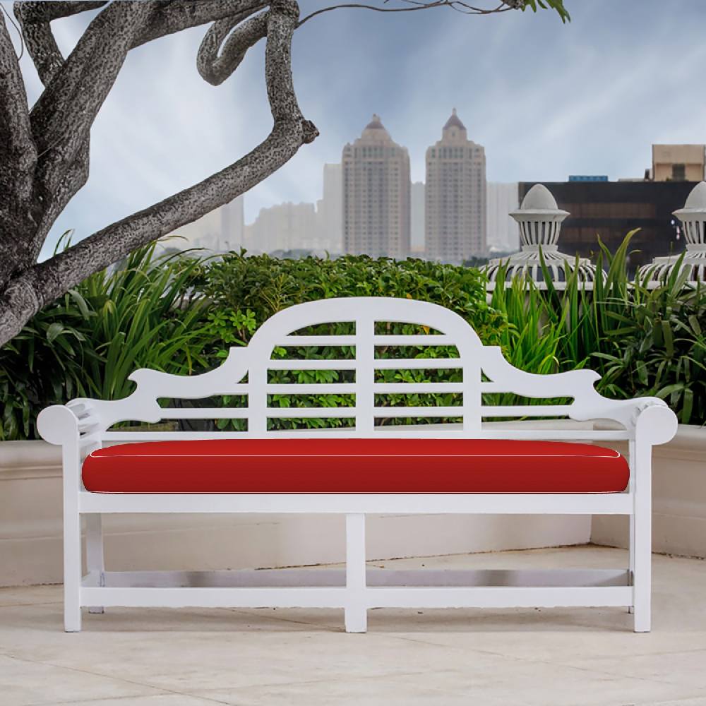 Sunbrella Canvas Logo Red 5477-0000 Elements Collection Upholstery Fabric