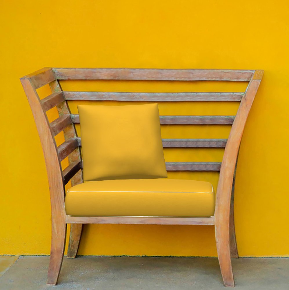 Sunbrella Canvas Sunflower Yellow 5457-0000 Elements Collection Upholstery Fabric