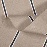 Sunbrella Putty Regimental 4961-0000 46-Inch Stripes Awning / Shade Fabric