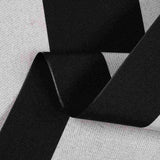 Sunbrella Beaufort Black / White 6 Bar 5704-0000 46-Inch Stripes Awning / Shade Fabric